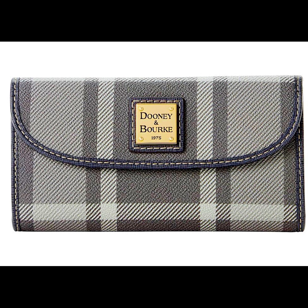 Dooney & Bourke Graham Plaid Continental Wallet